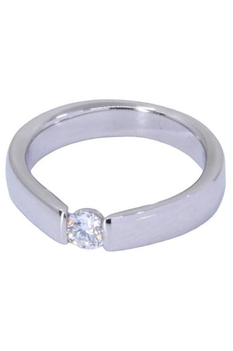 Bague 50 Solitaire diamant 58 Facettes 084781