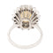 Bague 56 Bague Marguerite Or blanc Opale, Diamant 58 Facettes 2308980CN
