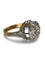 Bague 50 Bague Vintage or jaune platine et diamants 1,1 ct 58 Facettes 00070401