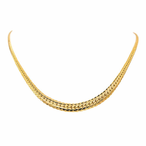 Collier Collier Maille anglaise Or jaune 58 Facettes 4723996CN