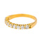 Bague 49 Bague Demi alliance Or jaune Diamant 58 Facettes 4195196CN