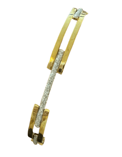 Bracelet Bracelet deux or 58 Facettes