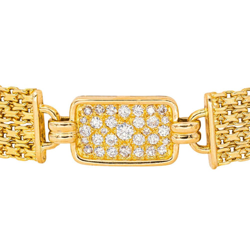 Bracelet Or jaune Diamant 58 Facettes 4568040CN