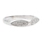 Bague 54 Bague Or blanc Diamant 58 Facettes 1752503CN