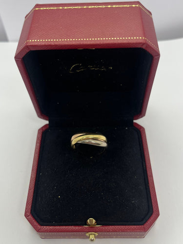 Bague 56 Bague Trinity 3 ors 18K Cartier 58 Facettes 00065401