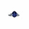 Bague Bague fine Or blanc Tanzanite Diamants 58 Facettes