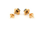 Boucles d'oreilles Boucles d'oreilles contemporaine en or jaune 18 carats serties de saphirs 58 Facettes B669