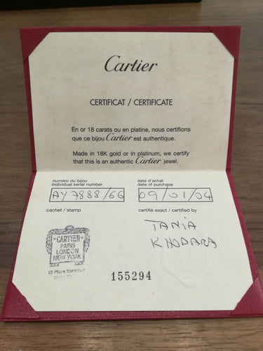 Aliança CARTIER Love Ouro branco