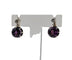 Boucles d'oreilles Boucles d’oreilles dormeuses améthyste or et argent 58 Facettes
