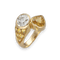 Bague 52-53 Bague Toi & Moi – Diamant 1,80 ct & Saphir Jaune Cœur 2,00 ct – Or Jaune 18k – Entourage Diamants & Saphirs – Taille 52–53 58 Facettes FB11196