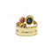 Bague 46 Bague - Or, Diamant, Saphir & Rubis 58 Facettes 250094R