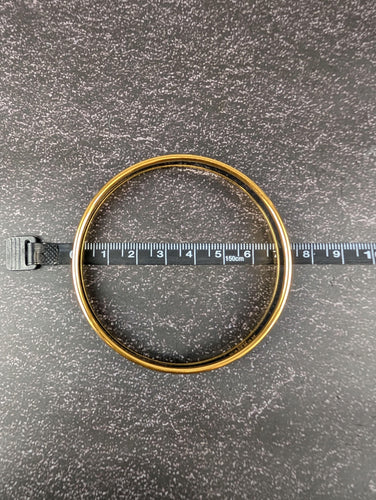 Hermès  - Jonc Email et Plaqué Or 58 Facettes