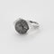 Bague 52 Bague en or blanc, diamants blancs et noirs 58 Facettes GU180
