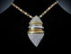 Pendentif Pendentif en or jaune serti de 4 carats de brillants 58 Facettes