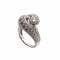 Bague 55 Bague en or blanc & diamants 58 Facettes