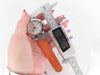 Montre montre HERMES clipper gm cp2.410 chrono 36mm quartz acier caoutchouc 58 Facettes 265086