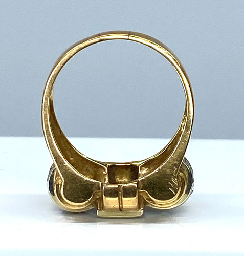 戒指 TANK 黄金和钻石