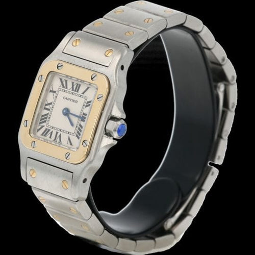 Montre Cartier Montre Santos De Cartier Galbee Pm 58 Facettes MT41458