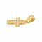 Pendentif Pendentif Croix Or jaune Diamant 58 Facettes 4801532CN