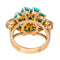 Bague 50 Bague  Cocktail  Or rose Diamant, Turquoise 58 Facettes 4250492CN