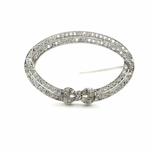 Broche Art déco - Broche Platine et Diamants 58 Facettes 1.0001839/9