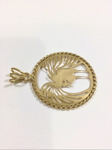 Pendentif Pendentif Phénix Or Rose 58 Facettes