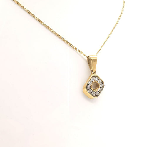 Collier Collier en or jaune et diamants 58 Facettes