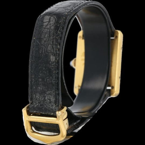 Montre Cartier Montre Tank Vermeil Must De Cartier Vermeil 58 Facettes MT43338