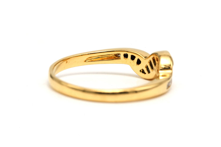 Bague 52 Bague contemporaine or jaune, saphirs et diamants 58 Facettes 22816