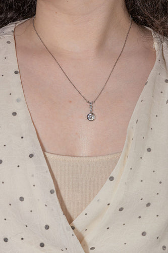 Collier Collier  Or blanc Diamant 58 Facettes 4199346CN