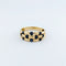 Bague 57 Bague en or jaune et saphirs 58 Facettes 33376