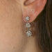 Boucles d'oreilles Boucles d'oreilles en platine et diamants 58 Facettes D362767RR