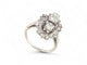 Bague 52 bague marquise sertie de 19 diamants 1.36ct t52 en or blanc 18k 5.4gr 58 Facettes 269602