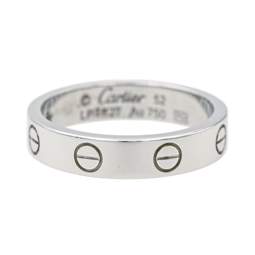 Bague 52 Cartier Bague Alliance Love Or blanc Diamant 58 Facettes 4216240RV