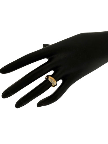 Bague 50 Bague Trinity de Cartier triple or 58 Facettes