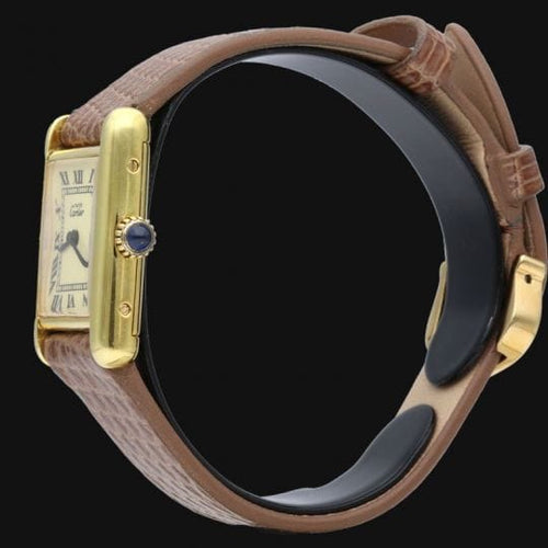 Montre Cartier Montre Tank Vermeil 58 Facettes MT43392