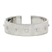 Bracelet BUCCELLATI - Bracelet Macri Classica Or Blanc Ciselé Diamants 58 Facettes 240319R