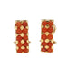 Boucles d'oreilles Boucles d'oreilles en or jaune avec coraux 58 Facettes E363621P