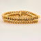 Bracelet Bracelet ancien maille américaine en or jaune 58 Facettes P1L11