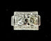 Bague 51 Bague or blanc, deux diamants 0.57 et 0.58 carat 58 Facettes