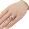 Bague 55 Bague en or blanc & diamants 58 Facettes