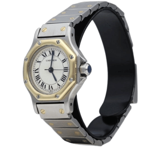 Cartier Santos Round Octagon Watch 