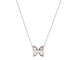 Collier collier pendentif papillon 58 diamants 0.35ct or blanc 18k 6gr 58 Facettes 266988