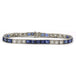 Bracelet Bracelet platine, saphirs, diamants 58 Facettes 240276R