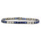 Bracelet Bracelet platine, saphirs, diamants 58 Facettes 240276R