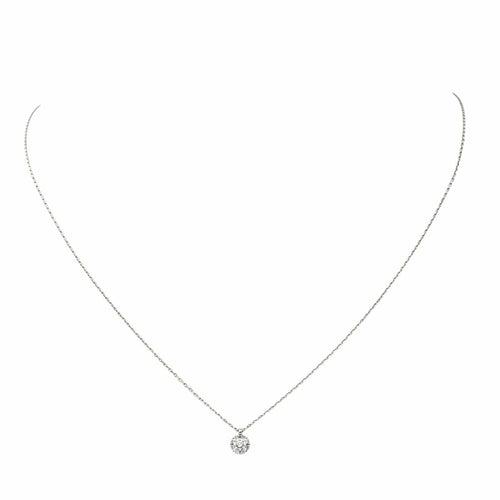 Collier Collier Pendentif Or blanc Diamant 58 Facettes 4427039CN