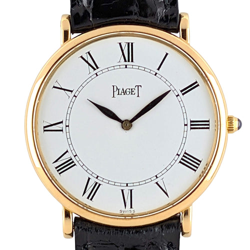 Montre PIAGET - Montre Altiplano Ultra Thin en or jaune massif 9025, calibre 9P1 à remontage manuel, année 1960, + boucle Piaget d'origine en or 58 Facettes