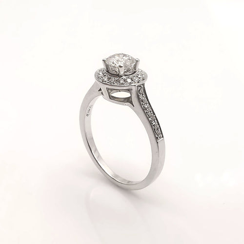 Bague Bague solitaire or diamants 58 Facettes