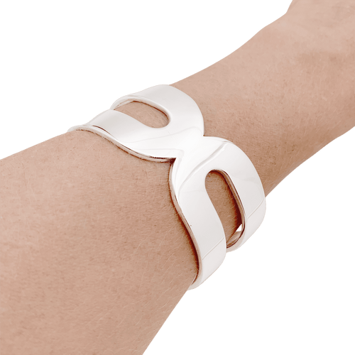 Bracelet Bracelet Dinh Van, "Maillon XL", argent. 58 Facettes 34663