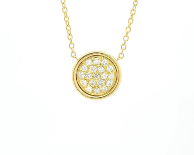 Collier Collier en or jaune serti de diamants de 0,57 ct 58 Facettes 13068